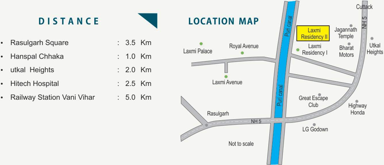 residency Images for Location Plan of Laxmi Residency