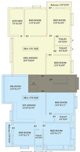 Images for Cluster Plan of JB Madhav Residency