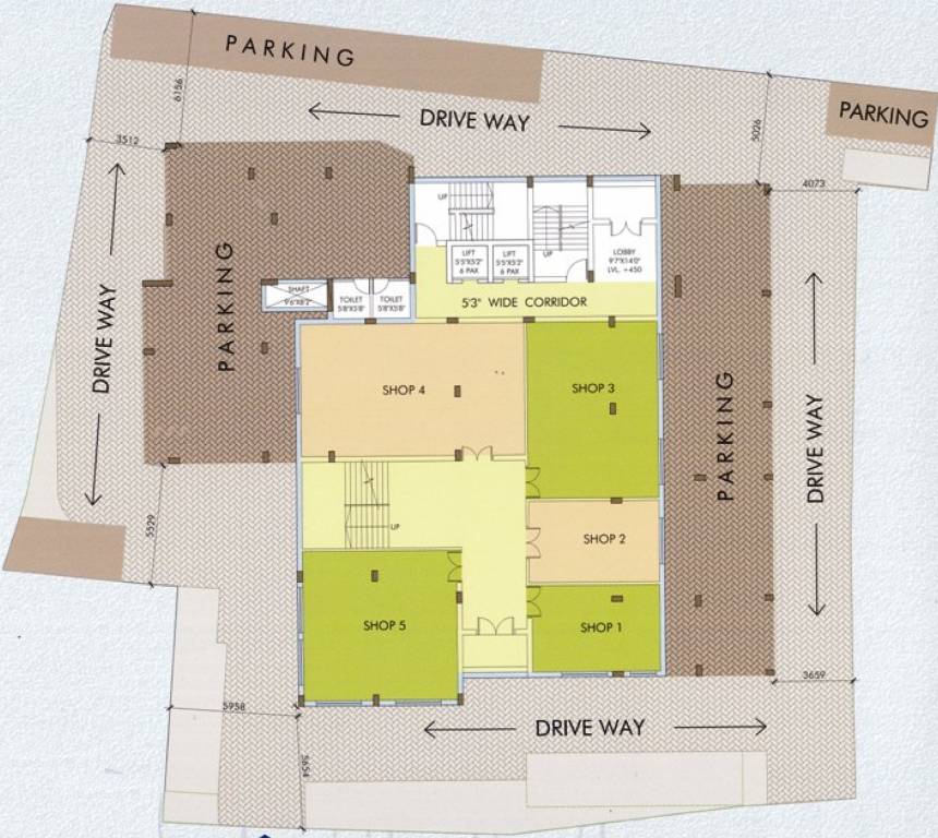  royal Royal Cluster Plan for Ground Floor
