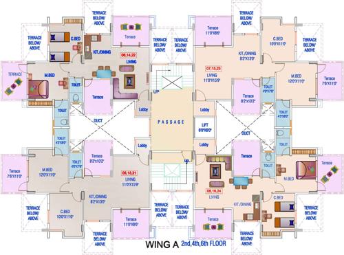 Images for Cluster Plan of Nemichand Geet Siddhi Images for Cluster Plan of Nemichand Geet Siddhi