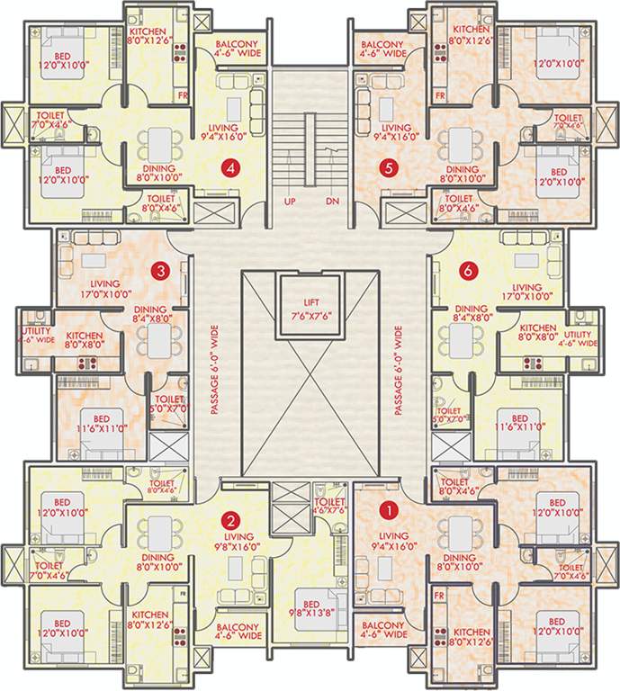 Images for Cluster Plan of Vishal Valankannis Heights