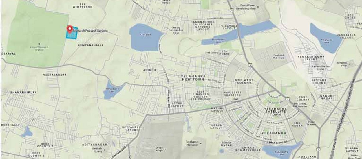 Images for Location Plan of Monarch Peacock Garden