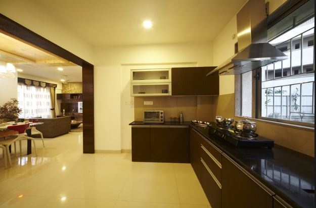 city a and b building Kitchen