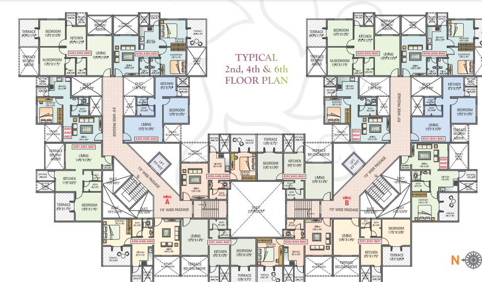  indrayaniira Tower A Cluster Plan