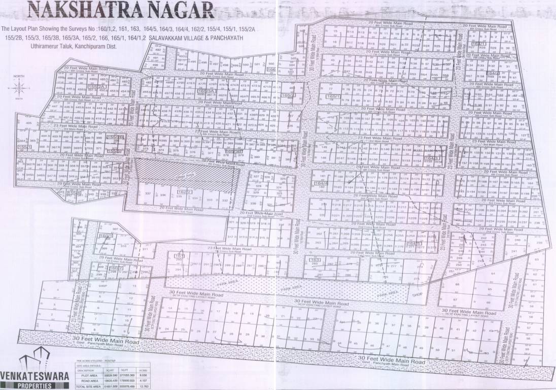 Images for Layout Plan of Venkateswara Nakshatra Nagar