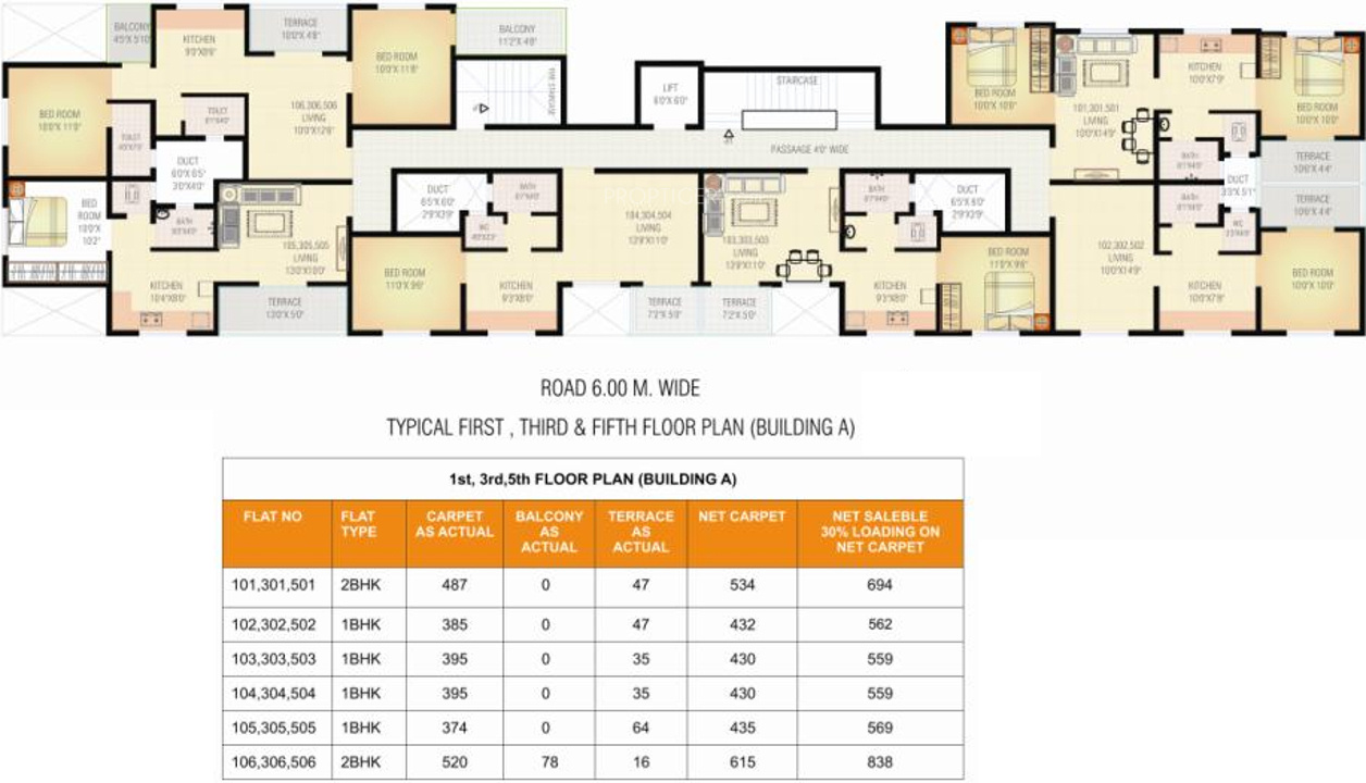 Images for Cluster Plan of AV Vitthal Empire