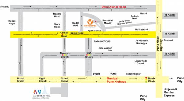 Images for Location Plan of AV Vitthal Empire Images for Location Plan of AV Vitthal Empire