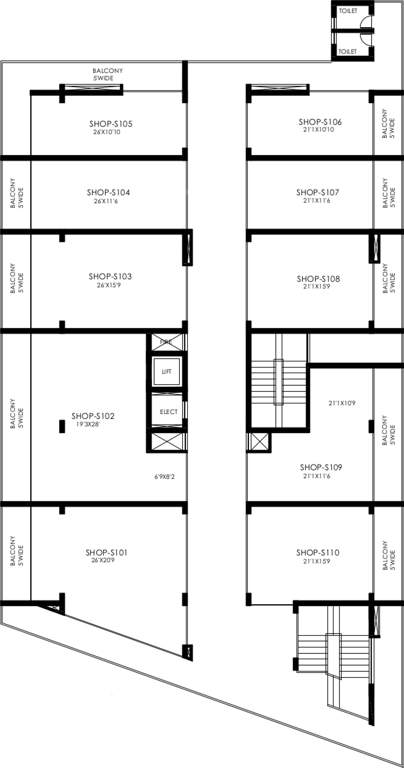 Images for Cluster Plan of Kalyani City Pearl