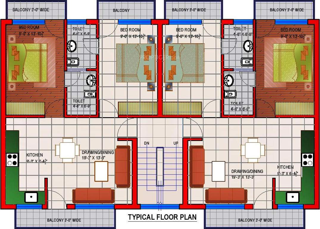  gold homes Images for Cluster Plan of Dara Gold Homes