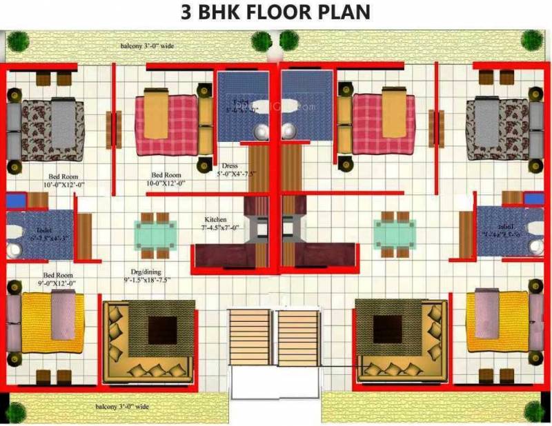  gold-homes Images for Cluster Plan of Dara Gold Homes