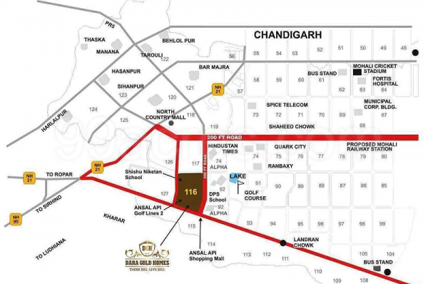 Location Plan gold-homes Location Plan