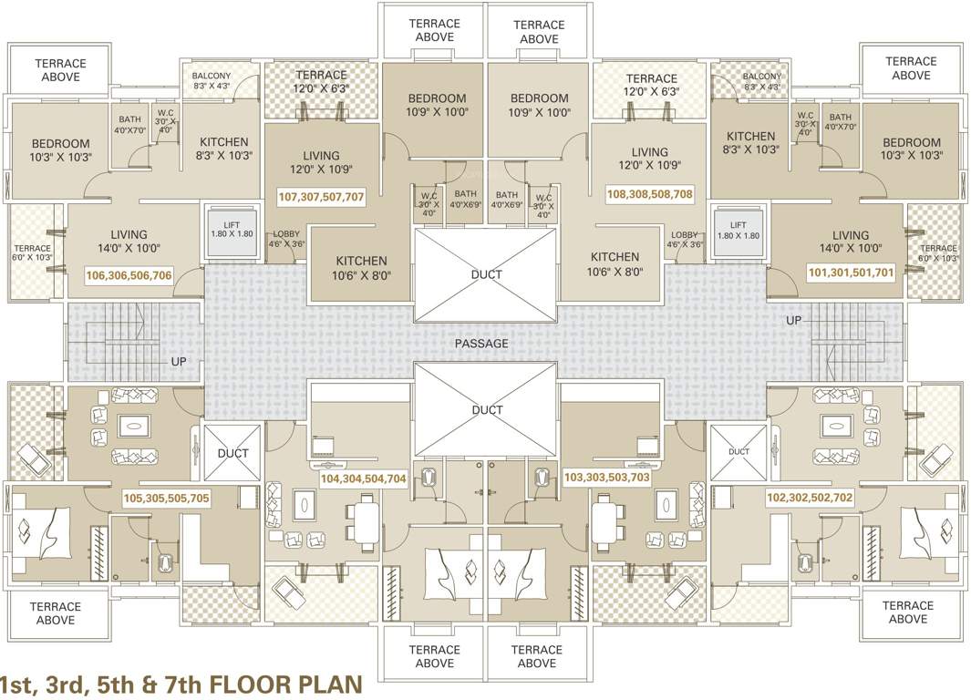 villa Images for Cluster Plan of Rushabh Villa