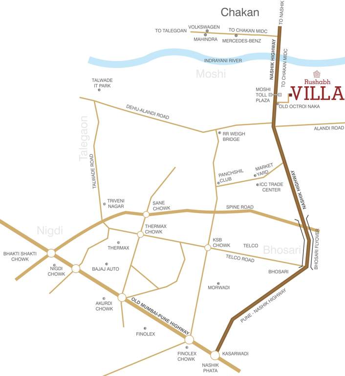 villa Images for Location Plan of Rushabh Villa