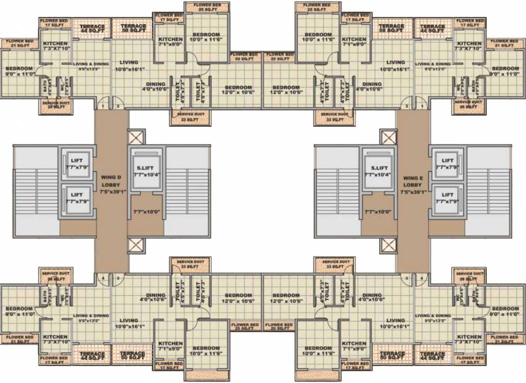 Images for Cluster Plan of Bhairaav Gold Crest