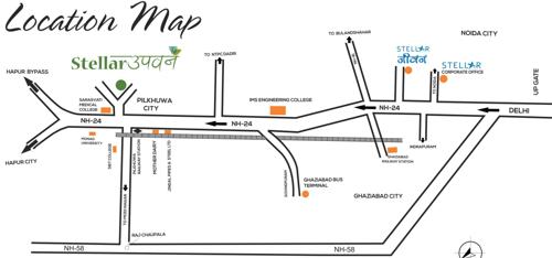 Images for Location Plan of Stellar Upvan upvan Images for Location Plan of Stellar Upvan