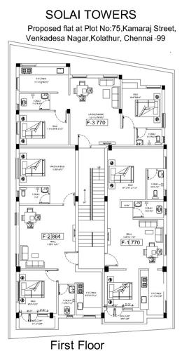 Images for Cluster Plan of Mahaa Solai Towers Images for Cluster Plan of Mahaa Solai Towers