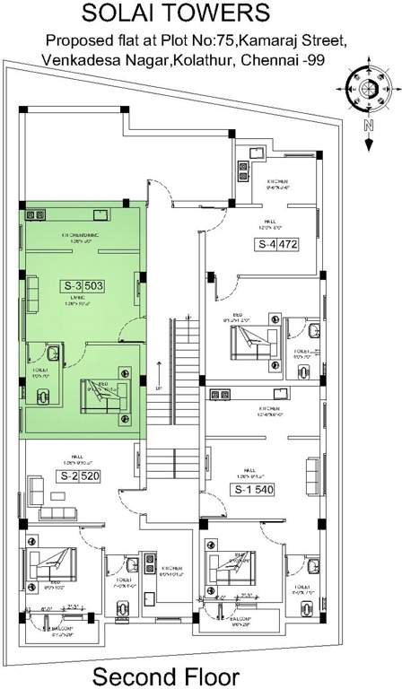 Images for Cluster Plan of Mahaa Solai Towers