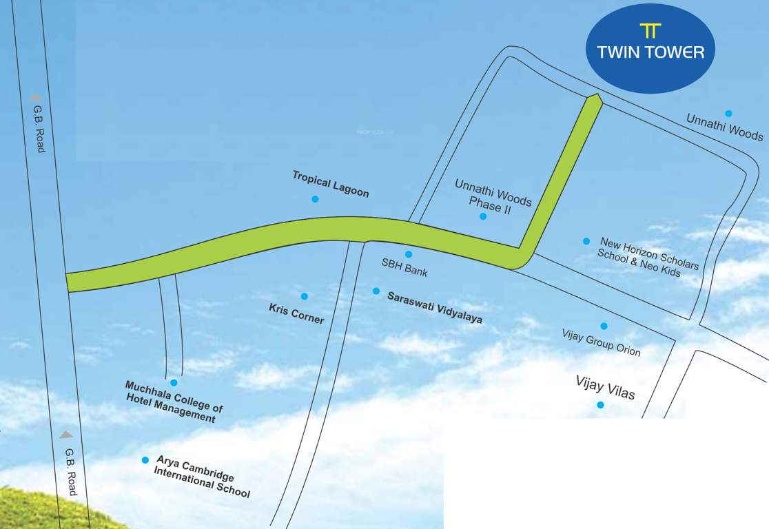 Images for Location Plan of JVM Twin Tower