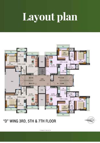 BUILDIND 1 WING C Cluster Plan from 3rd to 7th Floor tulsi-nisarg BUILDIND 1 WING C Cluster Plan from 3rd to 7th Floor