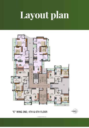 BUILDING NO 3 WING G Cluster Plan from 2nd to 6th Floor tulsi-nisarg BUILDING NO 3 WING G Cluster Plan from 2nd to 6th Floor