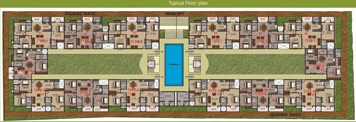 shelters Images for Cluster Plan of Nandi Shelters