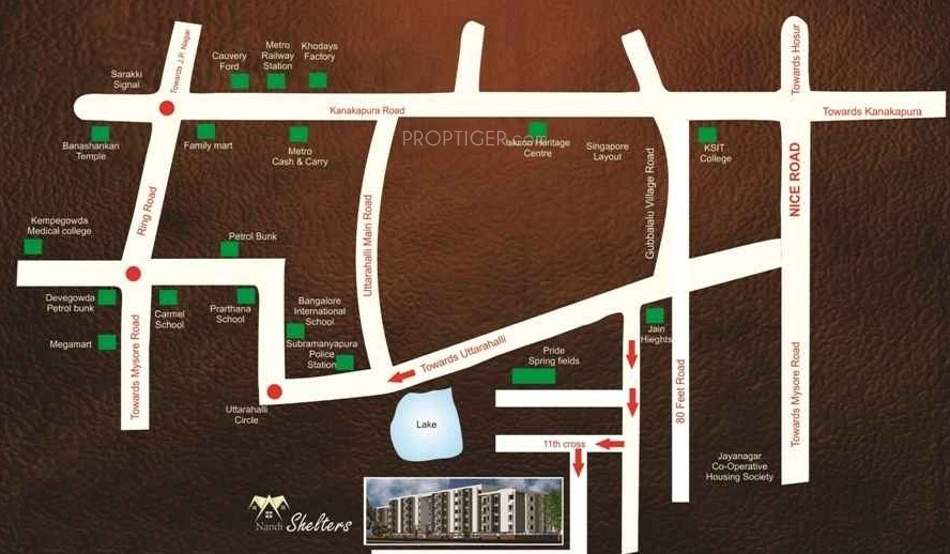shelters Images for Location Plan of Nandi Shelters