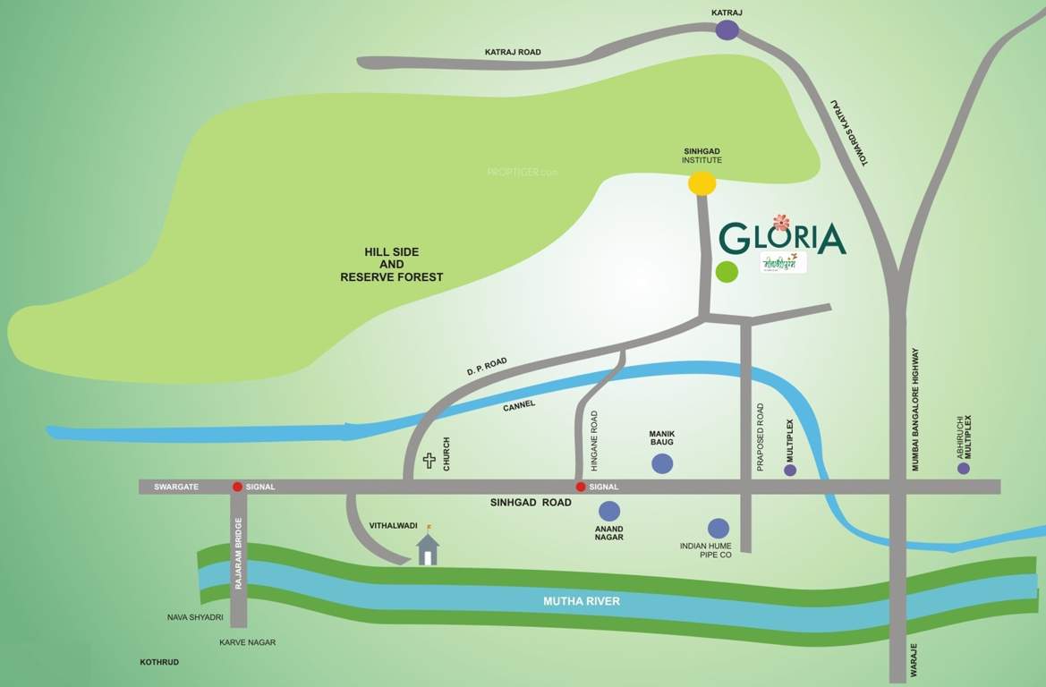 gm kenjale gloria Location Plan