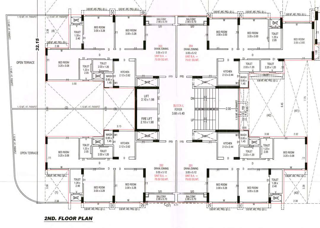  north enclave Building A Cluster Plan
