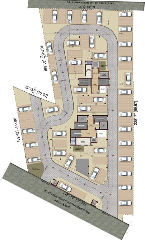  veda ranghaa nivas Images for Cluster Plan of Kgeyes Veda Ranghaa Nivas