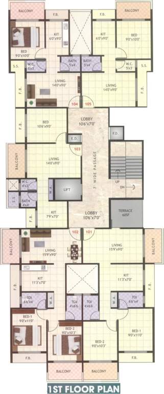 Images for Cluster Plan of Krish Bhakti Niwas