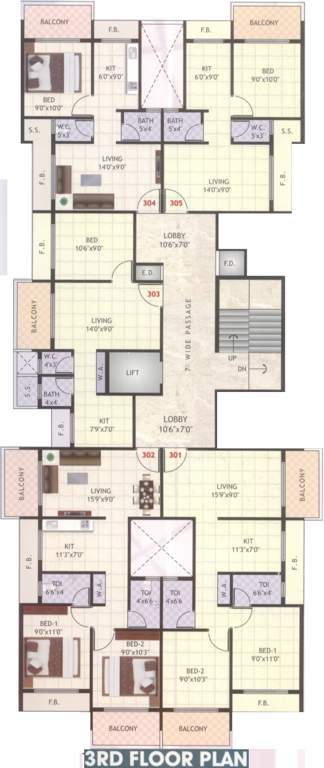 Images for Cluster Plan of Krish Bhakti Niwas