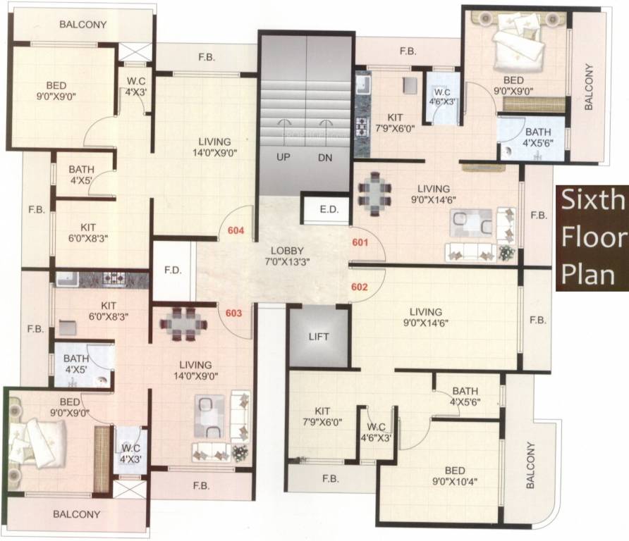 Images for Cluster Plan of Aryan Orchid