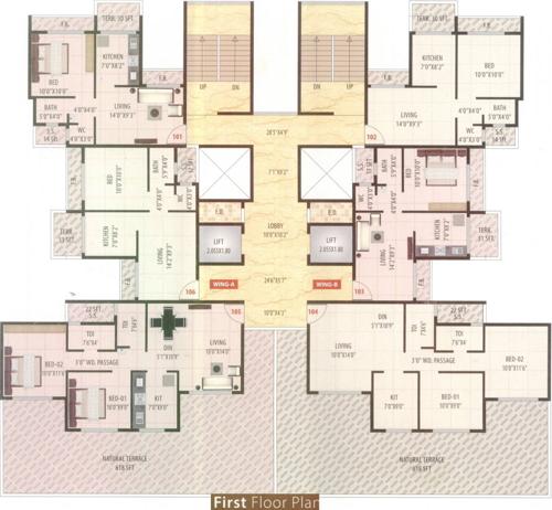 Images for Cluster Plan of Jaimakk Anusaya Heights