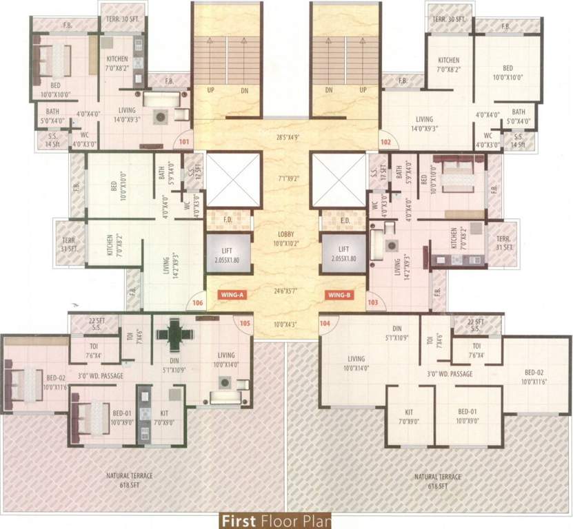 Images for Cluster Plan of Jaimakk Anusaya Heights