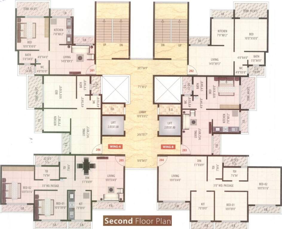 Images for Cluster Plan of Jaimakk Anusaya Heights