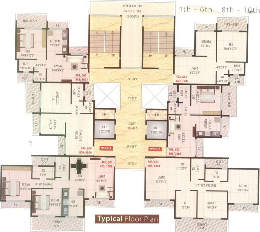 Images for Cluster Plan of Jaimakk Anusaya Heights