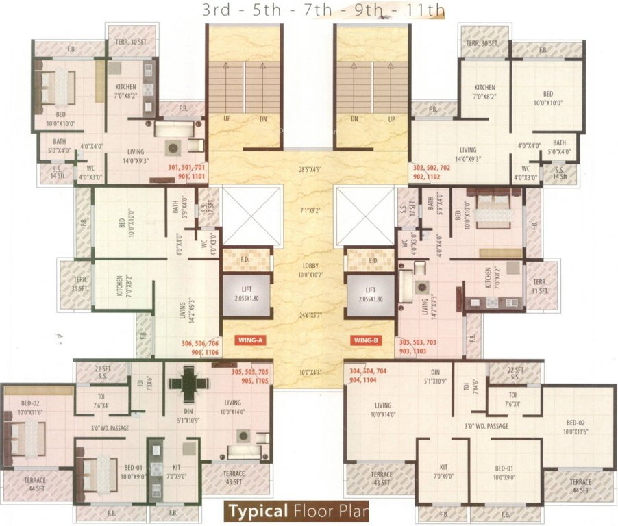 Images for Cluster Plan of Jaimakk Anusaya Heights