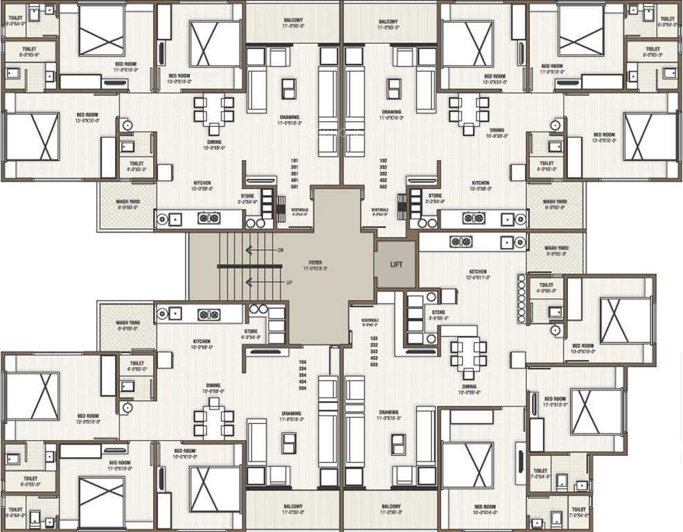 Images for Cluster Plan of Yash Developers Aqua Polaris