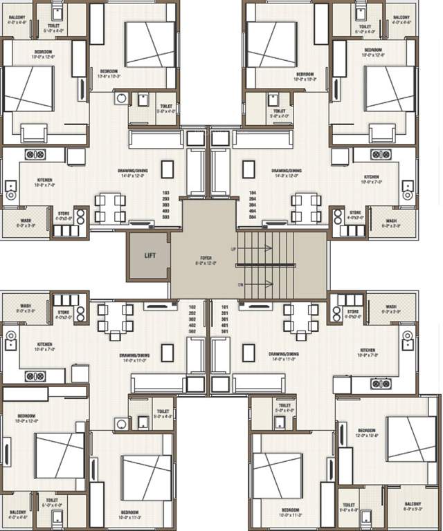 Images for Cluster Plan of Yash Developers Aqua Polaris