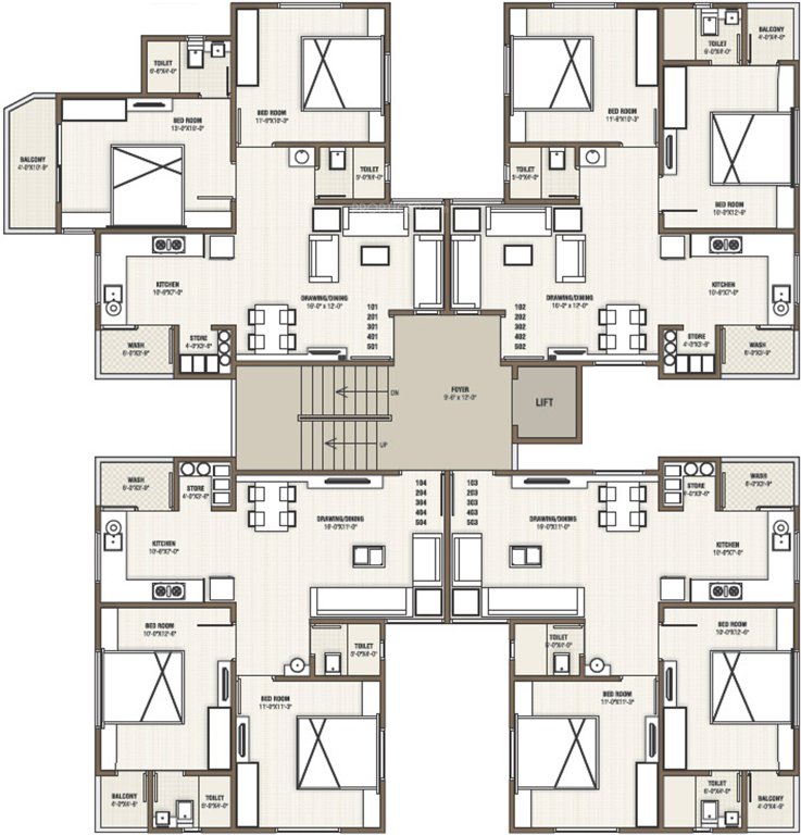 Images for Cluster Plan of Yash Developers Aqua Polaris