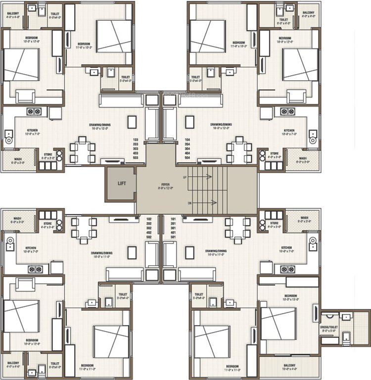 Images for Cluster Plan of Yash Developers Aqua Polaris