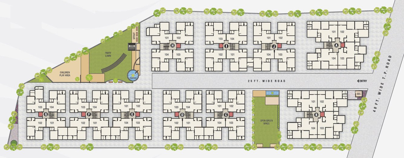 Images for Layout Plan of Yash Developers Aqua Polaris