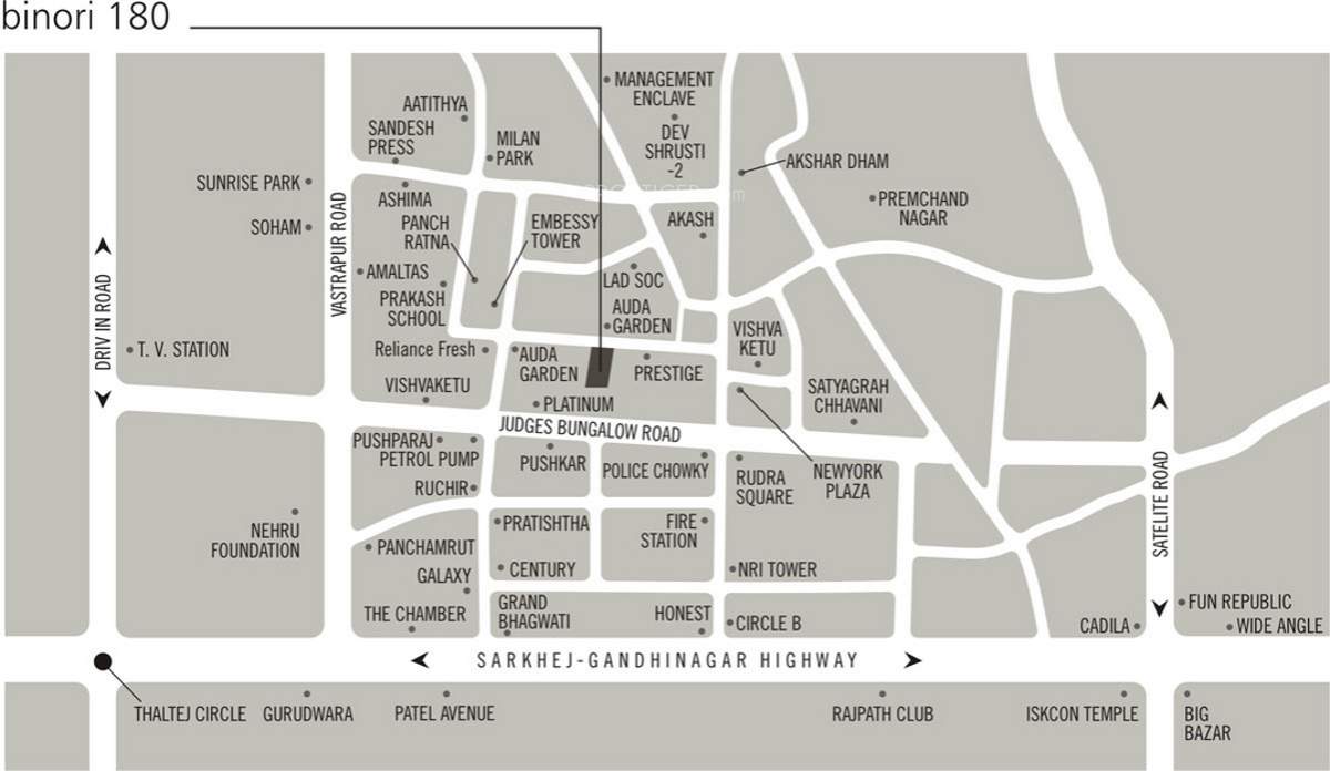  180 Images for Location Plan of Binori Buildcon 180