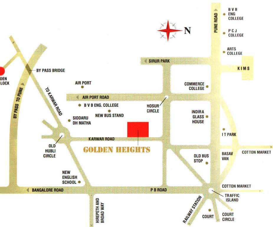 Images for Location Plan of Yesh Golden Heights
