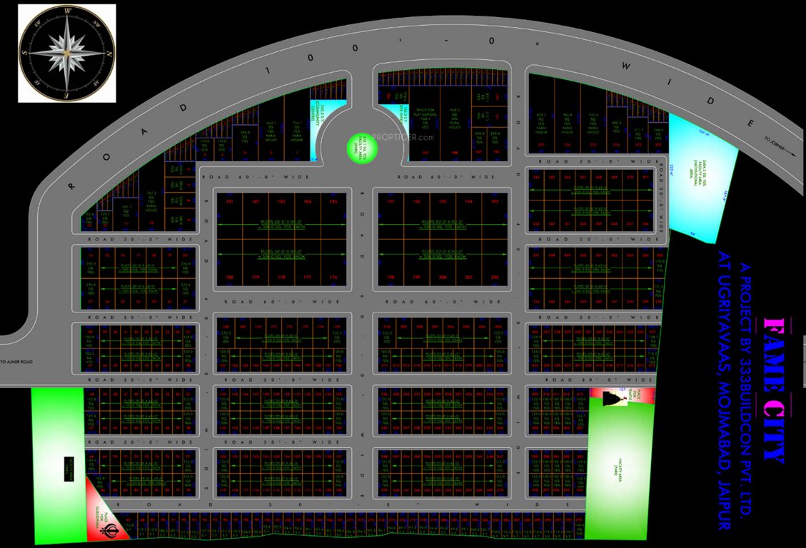 Images for Layout Plan of 333 Buildcon Fame City