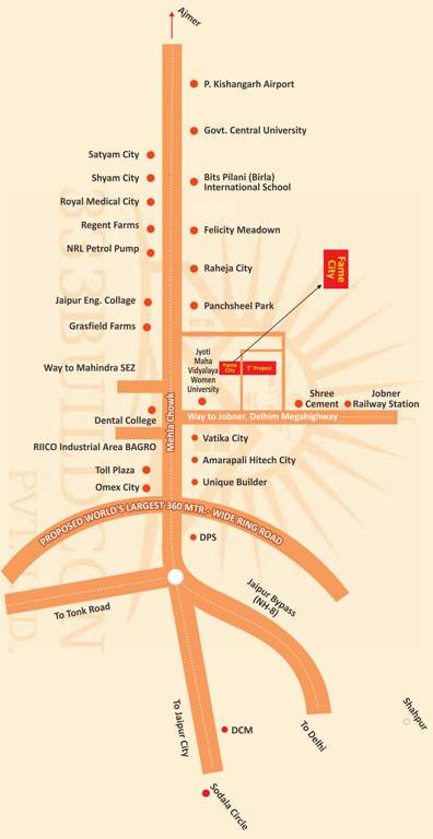 Images for Location Plan of 333 Buildcon Fame City