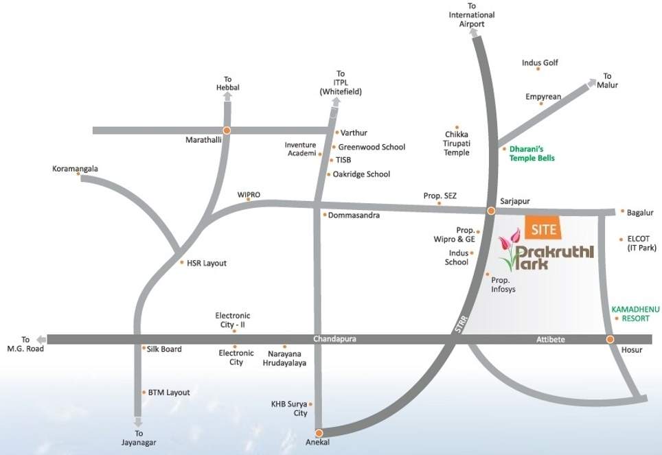  prakruthi park villa Images for Location Plan of Dharani Prakruthi Park Villa