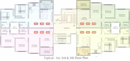 Images for Cluster Plan of Krishna Heights heights Images for Cluster Plan of Krishna Heights