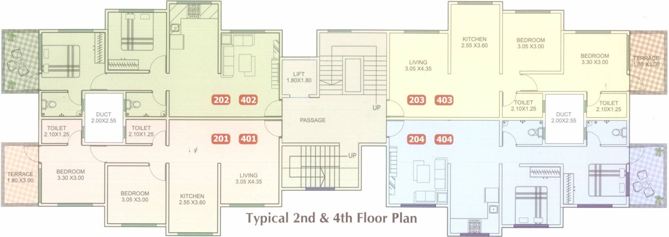  heights Images for Cluster Plan of Krishna Heights