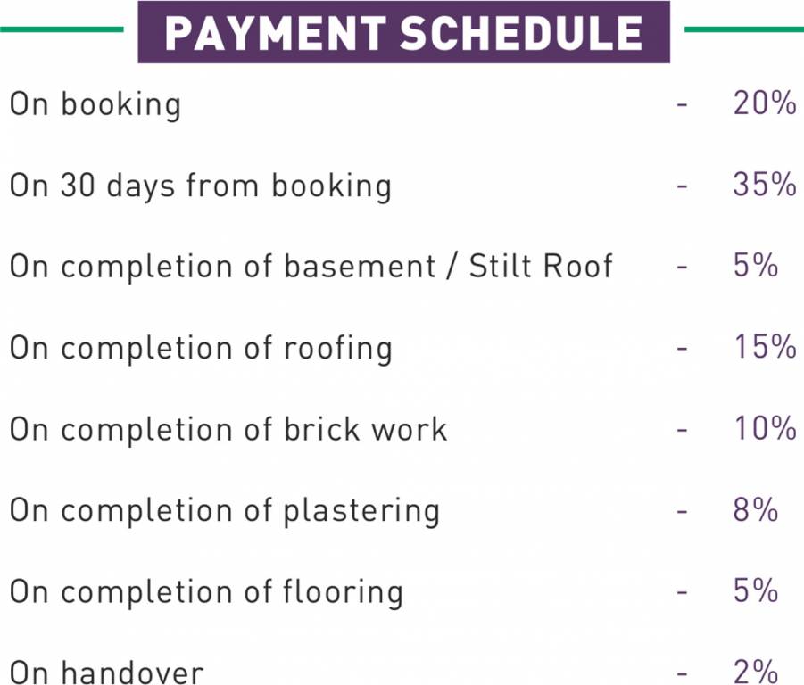Images for Payment Plan of VNR Milford Payment Plan